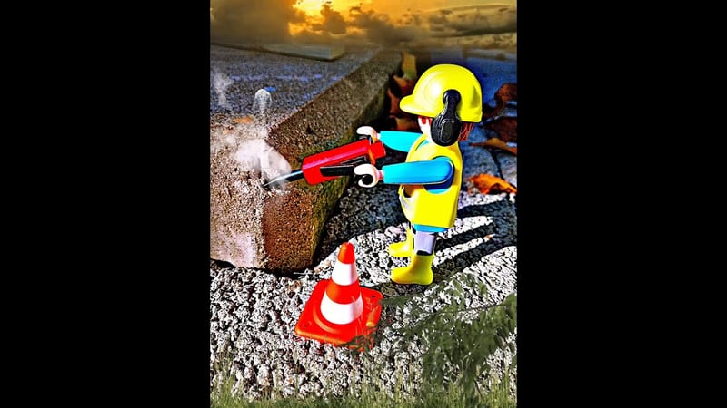 Playmobil-Animationsfilm: Bauarbeiter