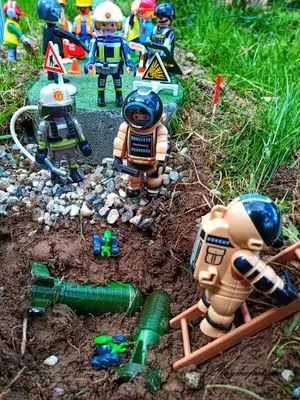 Playmobil Die Gartenbahn – der Bau – Foto 19 von 130