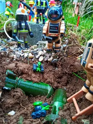 Playmobil Die Gartenbahn – der Bau – Foto 20 von 130
