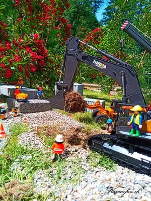 Playmobil Die Gartenbahn – der Bau – Foto 65 von 130