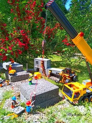 Playmobil Die Gartenbahn – der Bau – Foto 67 von 130