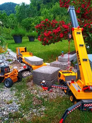 Playmobil Die Gartenbahn – der Bau – Foto 70 von 130