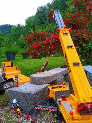 Playmobil Die Gartenbahn – der Bau – Foto 71 von 130