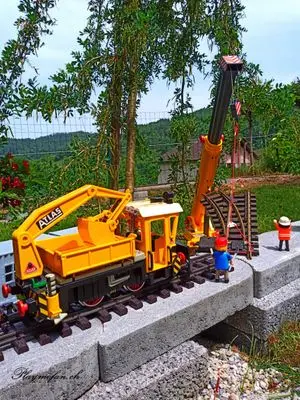 Playmobil Die Gartenbahn – der Bau – Foto 82 von 130