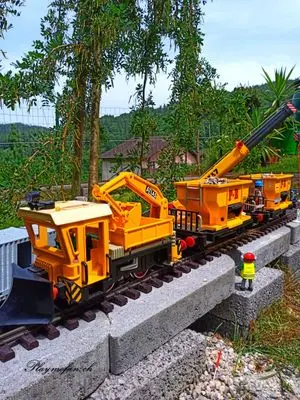 Playmobil Die Gartenbahn – der Bau – Foto 85 von 130