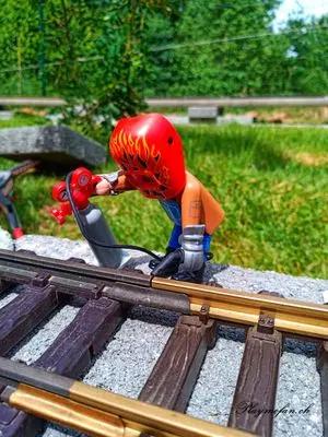 Playmobil Die Gartenbahn – der Bau – Foto 90 von 130