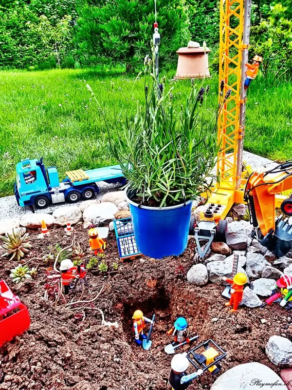 Playmobil Baustelle – Titelbild des Albums (Dioramen)