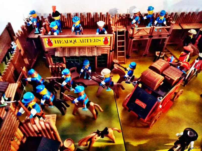 Playmobil Western – Titelbild des Albums (Dioramen)