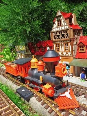 Playmobil Eisenbahn draussen – Foto 8 von 67
