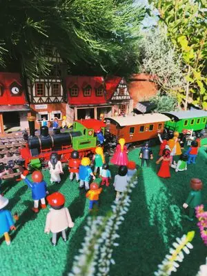 Playmobil Eisenbahn draussen – Foto 32 von 67