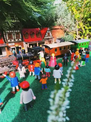 Playmobil Eisenbahn draussen – Foto 37 von 67