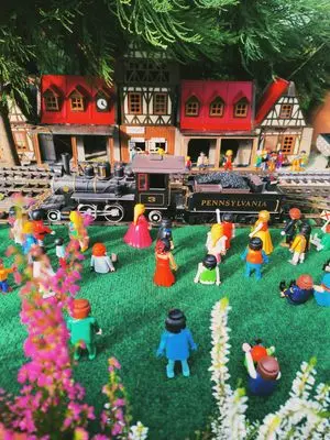 Playmobil Eisenbahn draussen – Foto 43 von 67