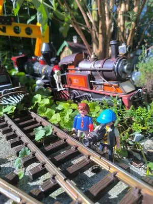 Playmobil Eisenbahn draussen – Foto 58 von 67