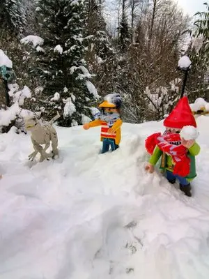 Playmobil Schneeballschlacht – Foto 1 von 9