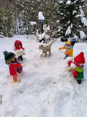 Playmobil Schneeballschlacht – Foto 2 von 9
